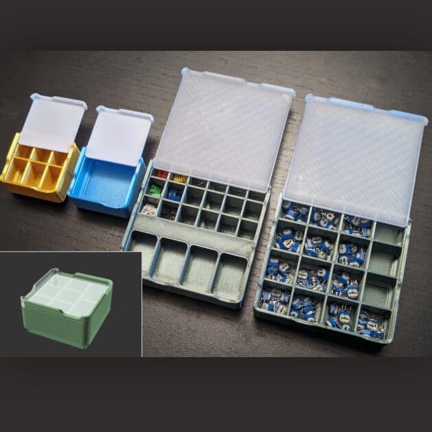 Gridfinity Lidded Bins